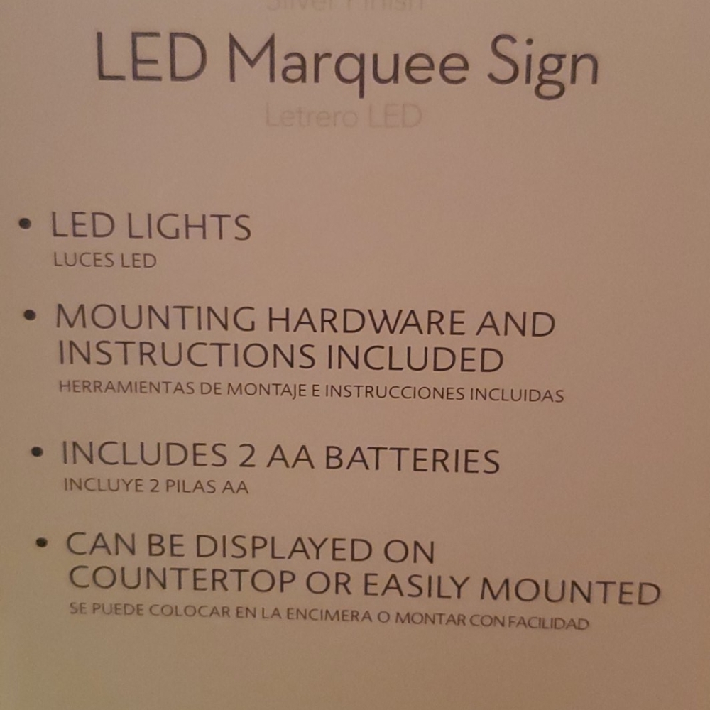 LED Marquee Sign - Picture 3 of 4